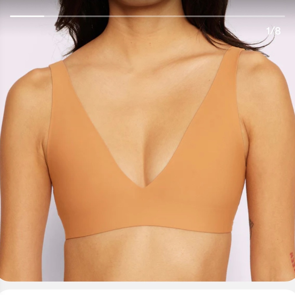 Parade Support Lift Plunge Bralette XL Toast